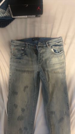 Purple jeans