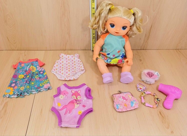 Baby Alive Doll With Extras