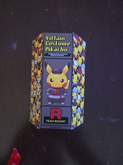 Official Pokemon Villain Costume Pikachu Keychain - Team Rocket Version (Sealed)