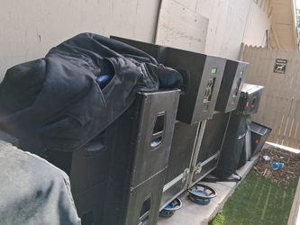 sound stage equipment speakers amps