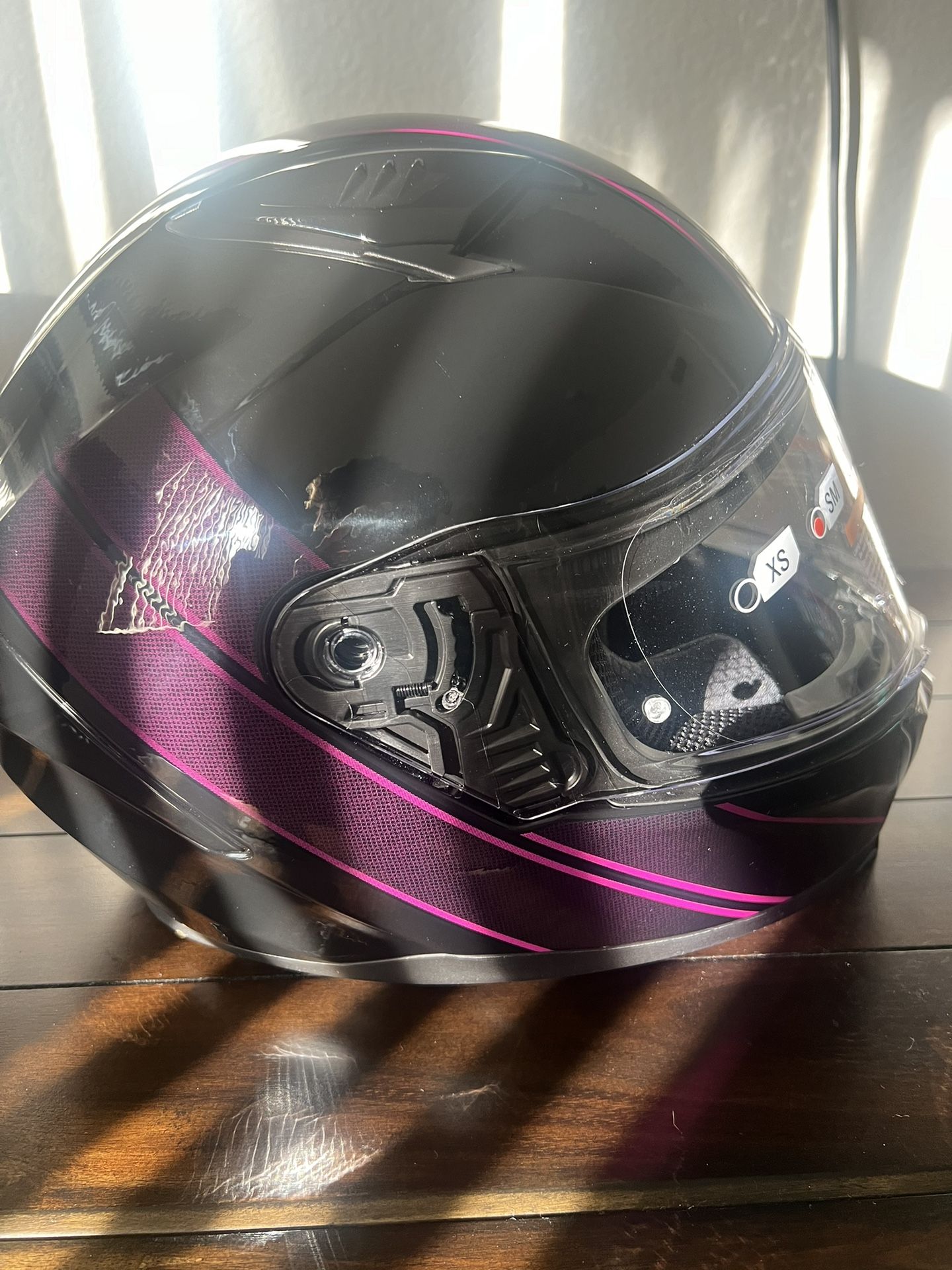 Small, Medium Motorcycle Helmet