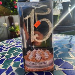 15 Cake Topper Rhinestone