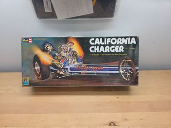 Original Revell H-1483 California Charger champion fuel rail dragster model kit