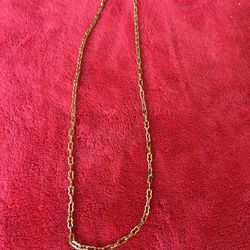 Gold color Chain Necklace 
