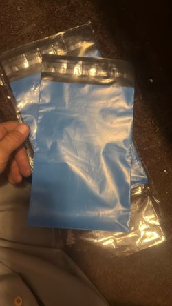 Small Blue Shipping Mailer Bags Polybag 9x6”