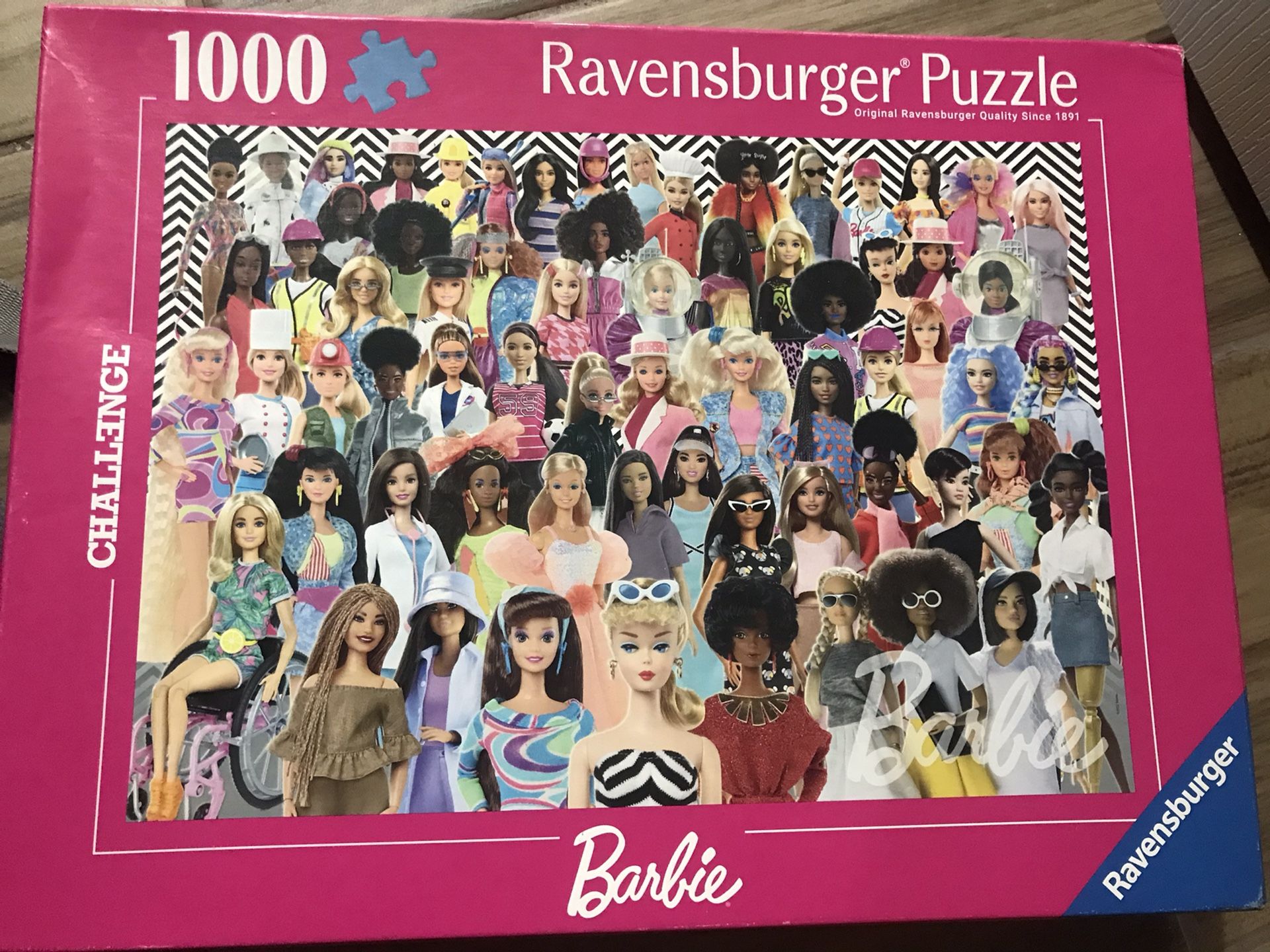 Ravensburger Barbie 1000 piece puzzle 