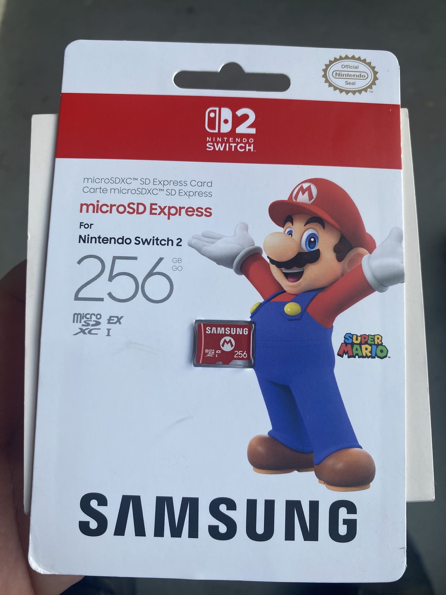 Nintendo switch 2 MicroSD