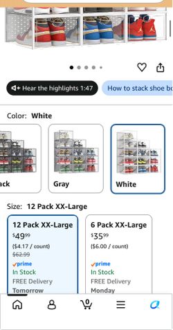 Shoe storage boxes
