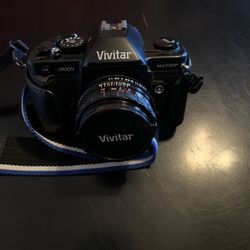 VIVITAR V3800N 35mm SLR Camera W/ 50mm Lens