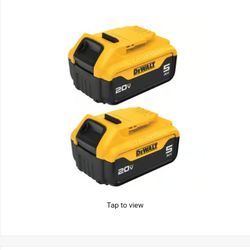 DeWalt XR 20v 5AH Battery 