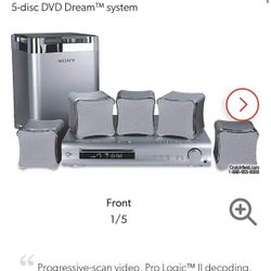 Sony Five Disc DVD Player Model DAV-C770