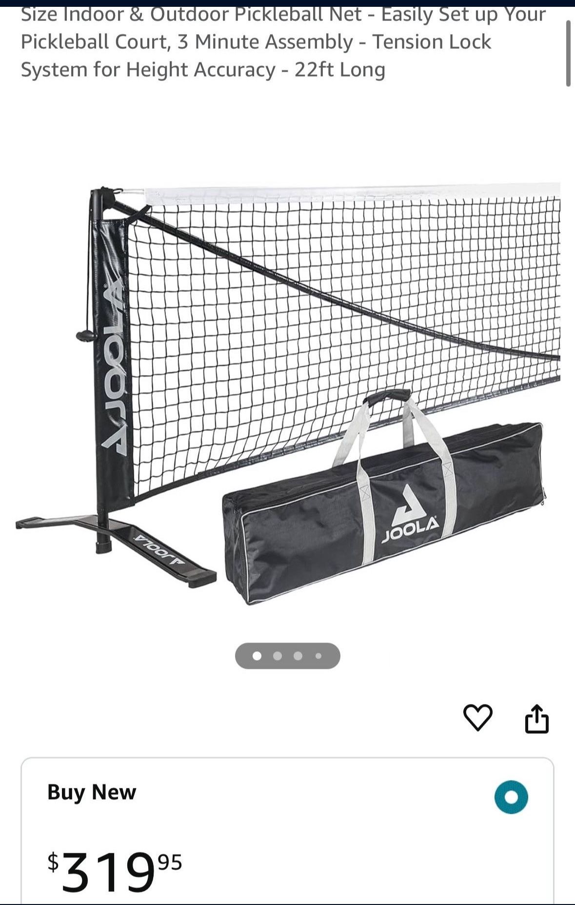 NEW JOOLA Symmetry Portable Pickleball Net $350 Retail