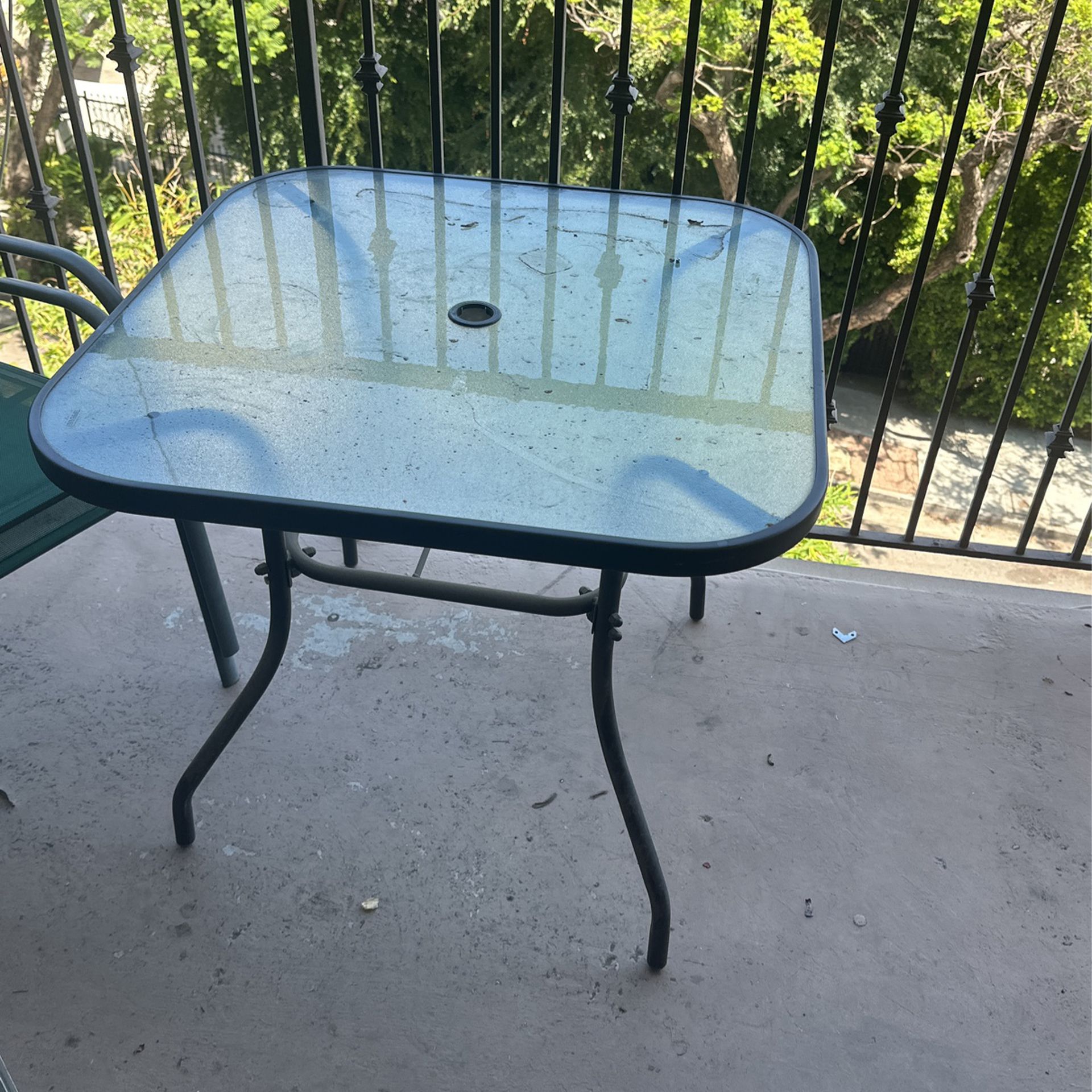 Tapered Glass Table