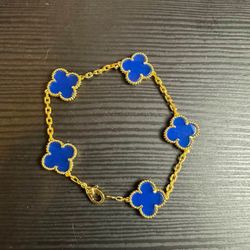 Blue/Gold Van Cleef Bracelet 