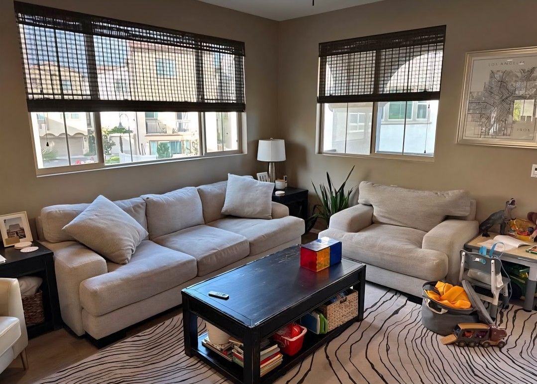 Beige Sofa Set Free Delivery If Local $350