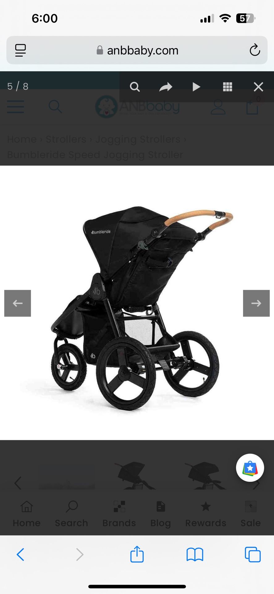 Bumble ride Stroller Color Is Storm New In Box