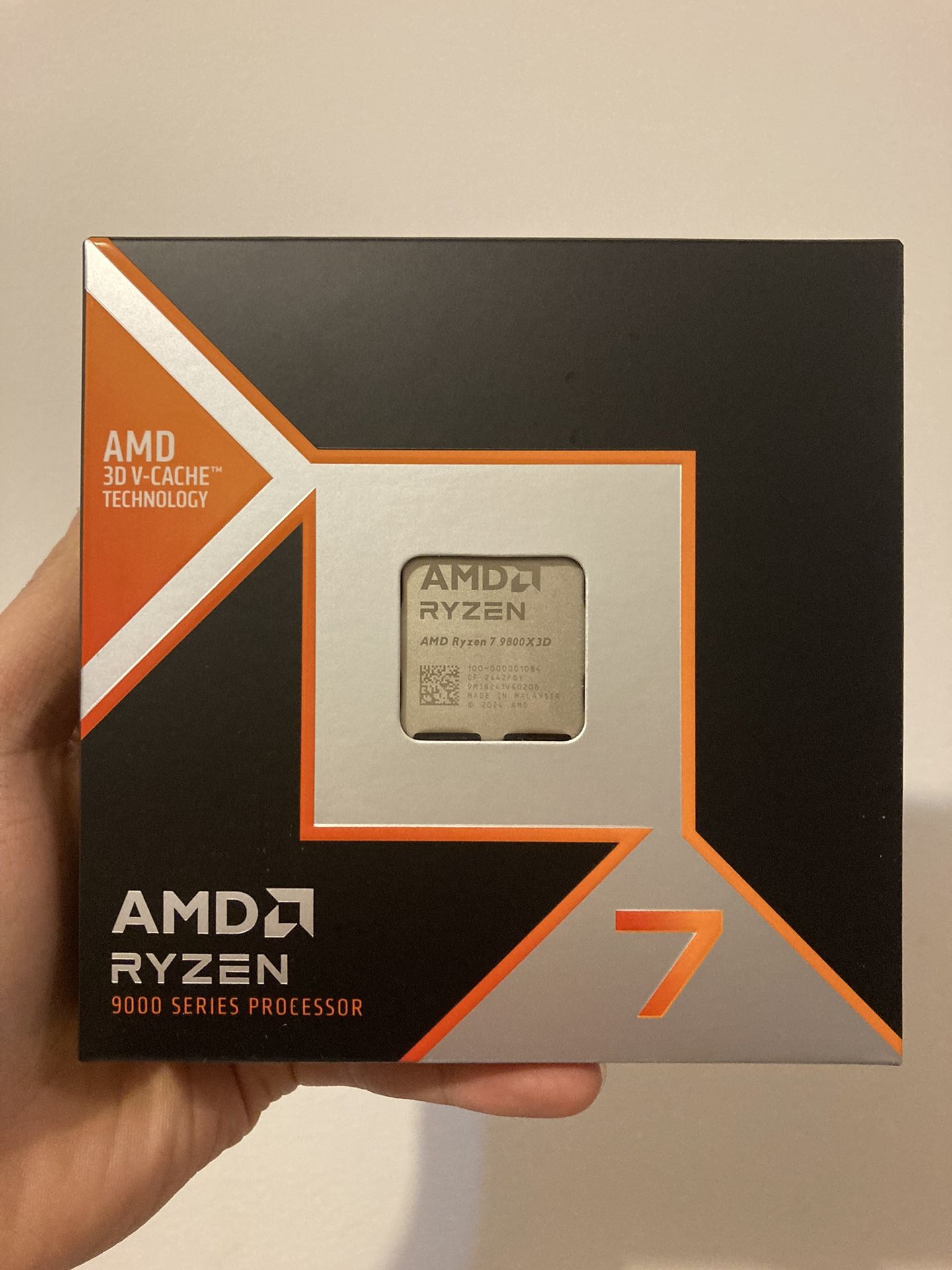 AMD Ryzen 7 9800X3D 8 Core 16 Thread Processor