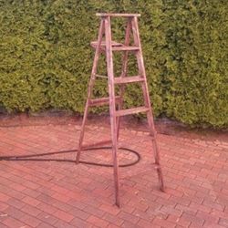 6 Ft Wooden Painters Ladder.  2 Avail.