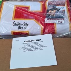 Curley Culp Autographed Jersey