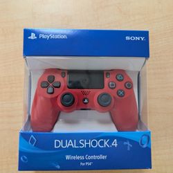 PS4 Wireless Controller - Magma Red