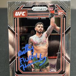 Panini 2023 Prizm UFC Anthony “Fluffy” Hernandez Rookie Auto IP Rare Nickname