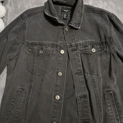Black jean jacket
