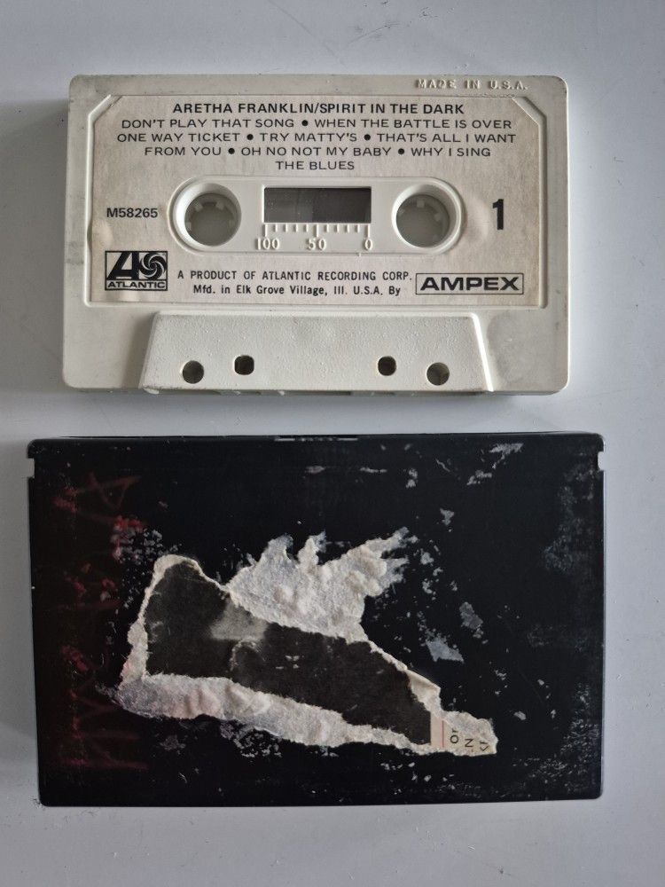 ARETHA FRANKLIN “Spirit In The Dark” Cassette - Ampex, Atlantic Records