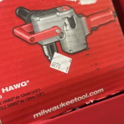 Milwaukee Hole Hawg 1/2” Drill $270 