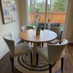 Breakfast Nook Round Dining Table Set . 