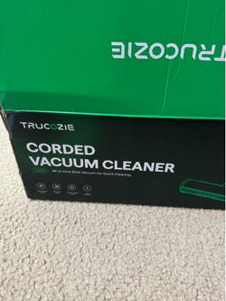 TRUCOZIE Corded Stick Vacuum Cleaner | Lightweight Vacuum for Hard Floors and Carpet