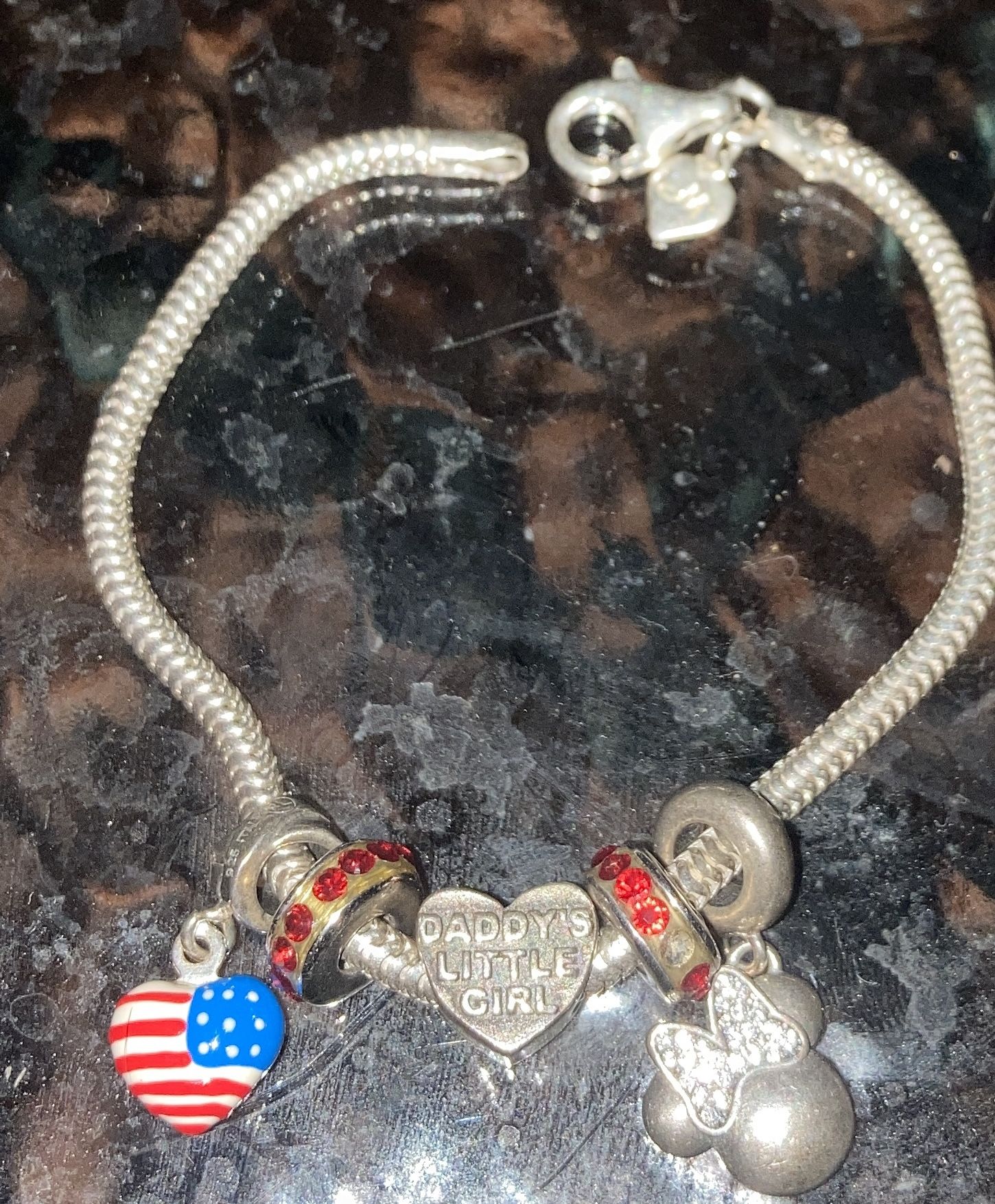 GIRLS Micheal Anthony SS RL ITALY 925 Charm Bracelet 