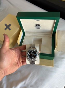 Silver luxury watch