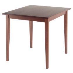 Winsome Groveland Square Dining Table in Antique Walnut
