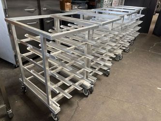 NEW Mobile Can Rack New Age 1226NT Welded Aluminum Heavy Duty #5392