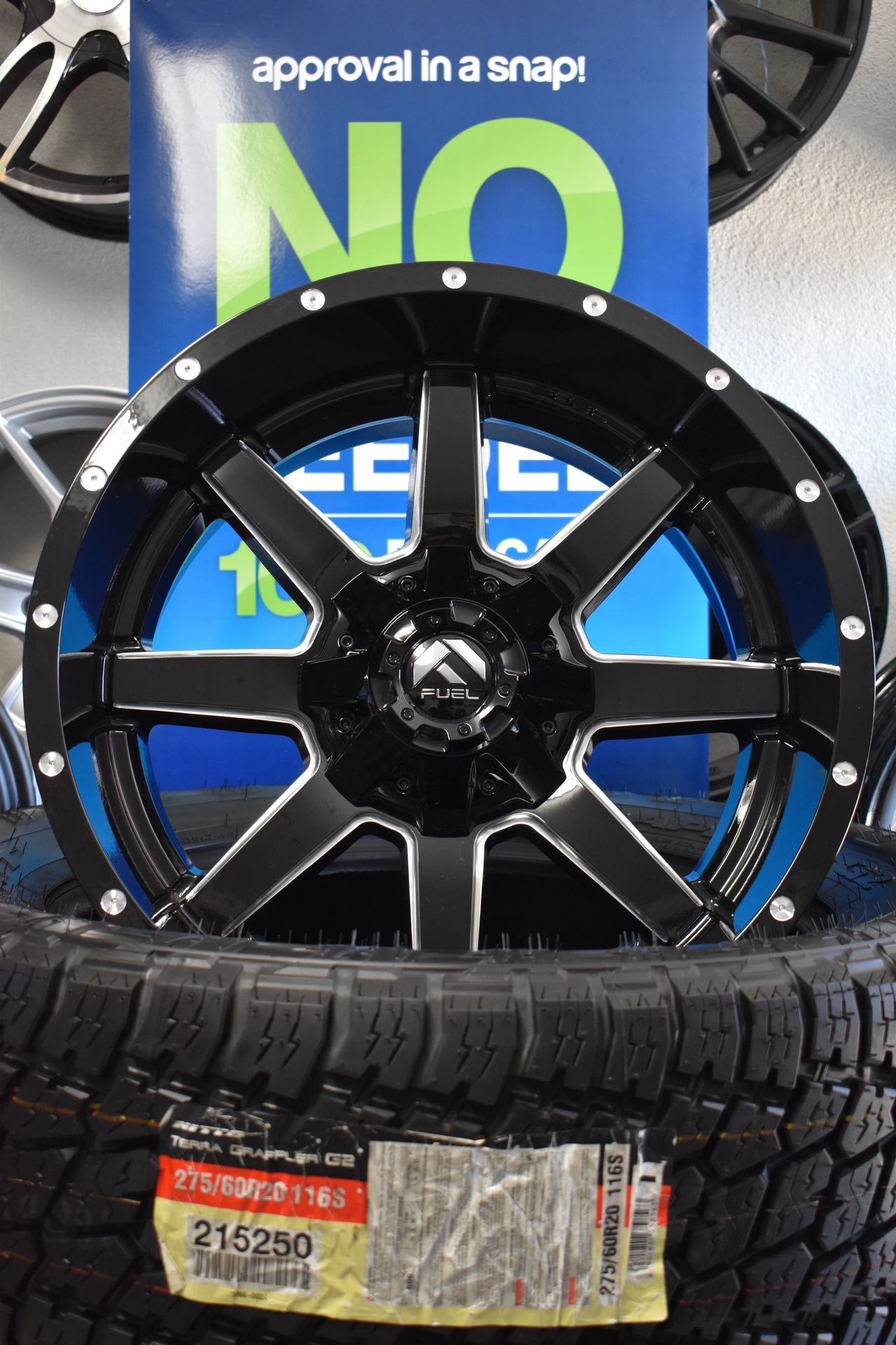 20” Off-road tires and wheels starting at $1699 installed! (Fits Silverado, Titan, 6lug ram, & Ford F150. Finance Rims & tires for only $39 down!)