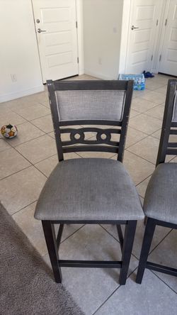 Bar Height Dining Chairs Set of 4