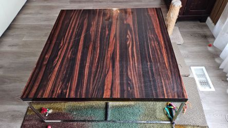 Macassar ebony Todd Hase Michel coffee table