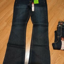 NEW Arizona BOOT Cut Jeans Junior SIZE 13. $25 ea  REDUCED!!