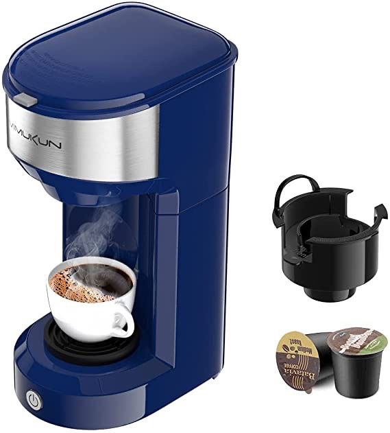 Vimukun Single Serve Coffee Maker & Brewer for K-Cup Capsule and Ground