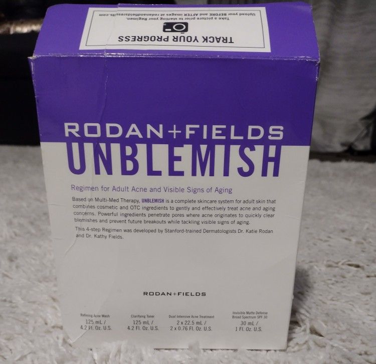 New RODAN + FIELDS UNBLEMISH Regiment For Adults 