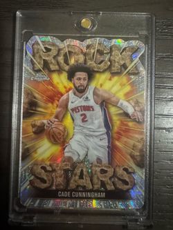 2025-26 Topps Chrome Rock Stars SSP Cade Cunningham #RS-5