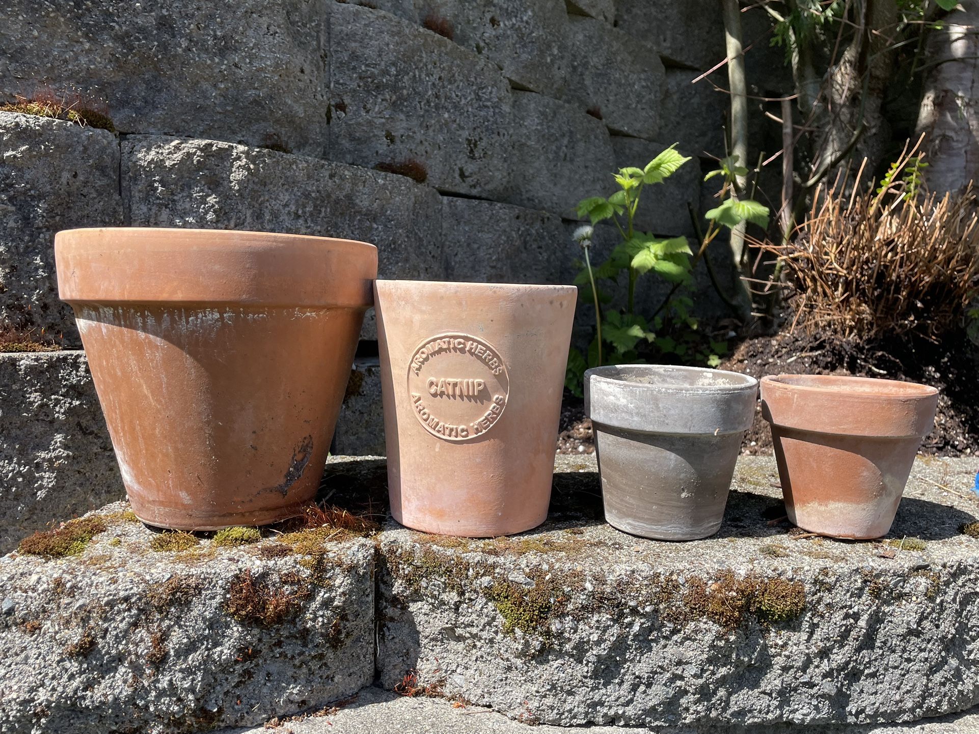 Four Ceramic Pots