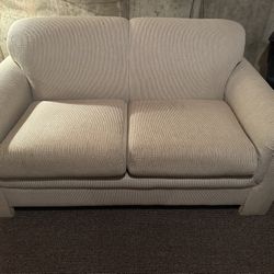White Loveseat (great Condition) 