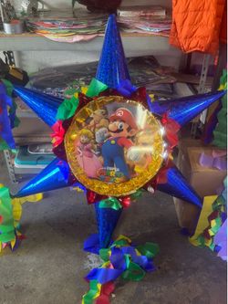 Mario galaxy 3-D star piñata