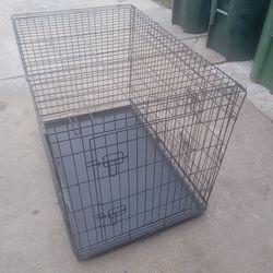 Pet /  Dog cage foldable metal  Thumbnail
