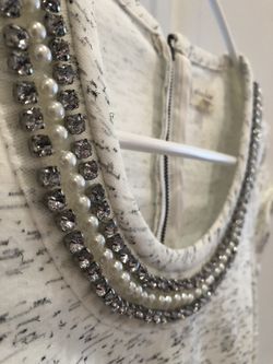 Crystal pearl shirt