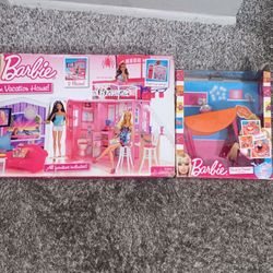 Barbie Glam Vacation House And Diner To Desert Dining Room Playsets