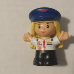Fisher Price Little People Pilot Barbie Figure