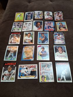 248 Baseball Cards Of California Angels