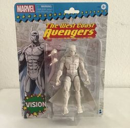 Marvel Legends The West Coast Avengers Retro Vision (White) 6-Inch Action Figure